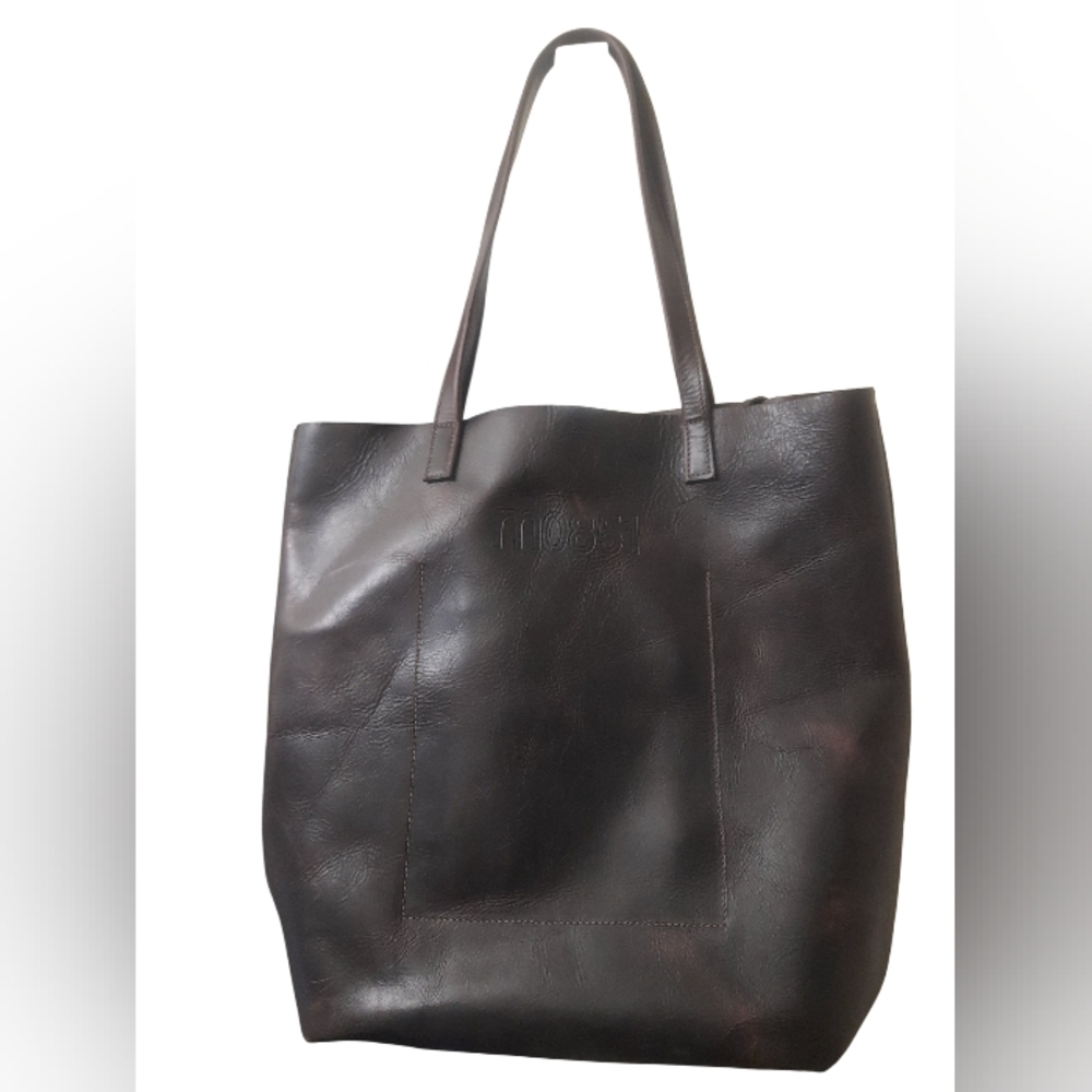 M0851 Leather Tote Shoulder Hand Bag